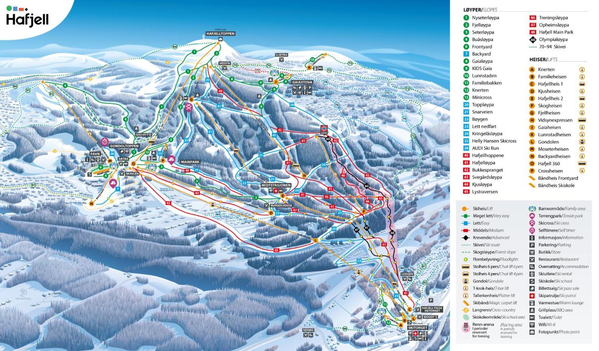 Hafjell Front 8Pers, Ski In/Out. Downhill Bike Εξωτερικό φωτογραφία
